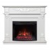 RealFlame Электрокамин Philadelphia 25,5/26 WT белое золото с очагом Evrika 25,5 LED