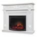 RealFlame Электрокамин Philadelphia 25,5/26 WT белое золото с очагом Evrika 25,5 LED