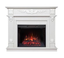 RealFlame Электрокамин Philadelphia 25,5/26 WT белое золото с очагом Sparta 25,5 LED