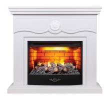 RealFlame Электрокамин Raffaele 25,5 WT белый с очагом 3D Firestar 25,5