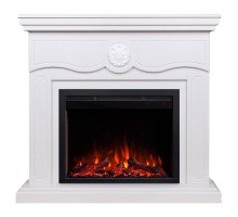 RealFlame Электрокамин Raffaele 25,5 WT белый с очагом Saphir 25,5