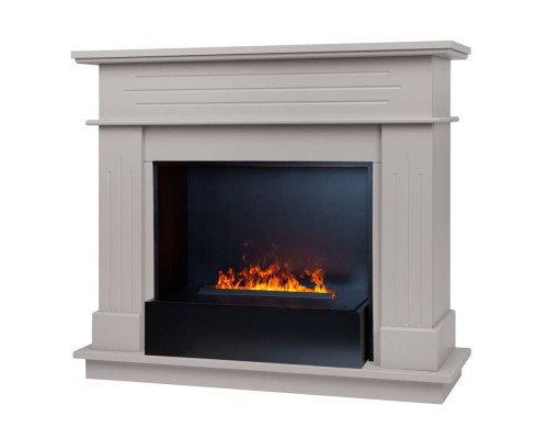 RealFlame Электрокамин Regent 26 BG айс кашемир с очагом 3D Cassette 630 Black Panel