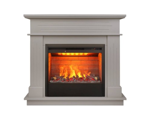 RealFlame Электрокамин Regent 26 BG кашемир с очагом 3D Helios 26