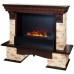 RealFlame Электрокамин Rockland AO античный дуб с очагом 3D Cassette 630 Black Panel