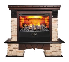 RealFlame Электрокамин Rockland AO античный дуб с очагом 3D Firestar 25,5