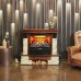 RealFlame Электрокамин Rockland AO античный дуб с очагом 3D Firestar 25,5