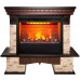 RealFlame Электрокамин Rockland AO античный дуб с очагом 3D Helios 26