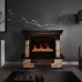 RealFlame Электрокамин Rockland AO античный дуб с очагом 3D Helios 26 SBG