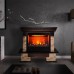 RealFlame Электрокамин Rockland AO античный дуб с очагом 3D Helios 26