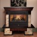 RealFlame Электрокамин Rockland AO античный дуб с очагом 3D Novara
