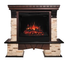 RealFlame Электрокамин Rockland AO античный дуб с очагом Evrika 25,5 LED