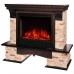 RealFlame Электрокамин Rockland AO античный дуб с очагом Saphir 25,5