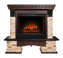 RealFlame Электрокамин Rockland AO античный дуб с очагом Sparta 25,5 LED