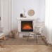 RealFlame Электрокамин Rockland Lux WT белый дуб с золотой патиной с очагом Evrika 25,5 LED