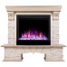 RealFlame Электрокамин Rockland Lux WT белый дуб с золотой патиной с очагом Saphir 25,5