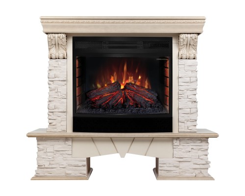 RealFlame Электрокамин Rockland Lux WT c Firefield 25 S IR