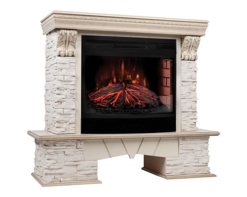 RealFlame Электрокамин Rockland Lux WT c Firefield 25 S IR