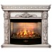 RealFlame Электрокамин Romano 33 WT белый дуб с серой патиной с очагом 3D Firestar 33