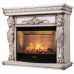 RealFlame Электрокамин Romano 33 WT белый дуб с серой патиной с очагом 3D Firestar 33