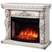 RealFlame Электрокамин Romano 33 WT белый дуб с серой патиной с очагом Firespace 33 S IR