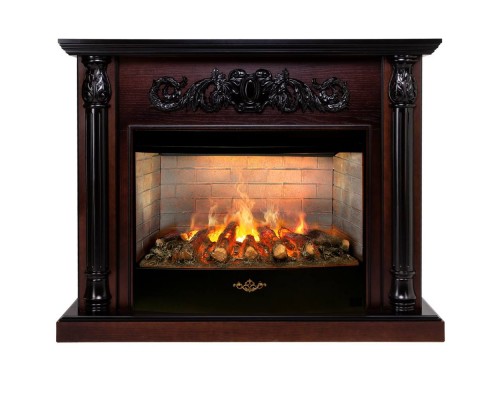 RealFlame Электрокамин Salford 33 AO античный дуб с очагом 3D Firestar 33