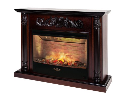 RealFlame Электрокамин Salford 33 AO античный дуб с очагом 3D Firestar 33