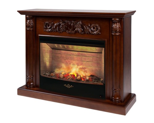 RealFlame Электрокамин Salford 33 AO античный дуб с очагом 3D Firestar 33