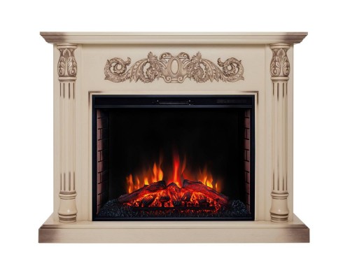 RealFlame Электрокамин Salford 33 WT с очагом Epsilon 33