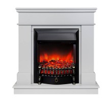 RealFlame Электрокамин Selena STD GR платиновый с очагом Fobos Lux Black