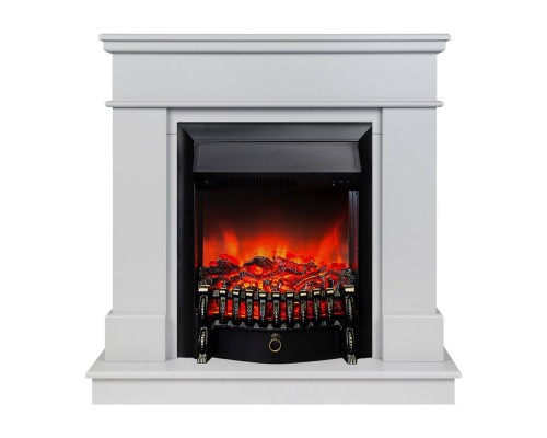 RealFlame Электрокамин Selena STD GR платиновый с очагом Fobos Lux Black