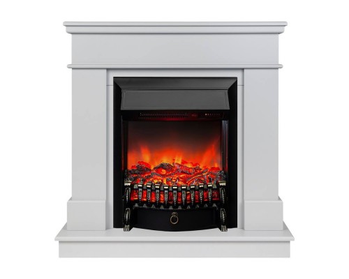 RealFlame Электрокамин Selena STD GR платиновый с очагом Fobos Lux Black RC