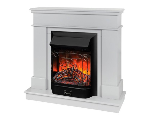 RealFlame Электрокамин Selena STD GR платиновый с очагом Majestic Lux Black