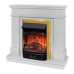 RealFlame Электрокамин Selena STD GR платиновый с очагом Majestic Lux Brass