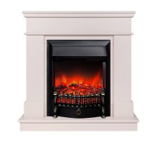 RealFlame Электрокамин Selena STD PN пудра с очагом Fobos Lux Black