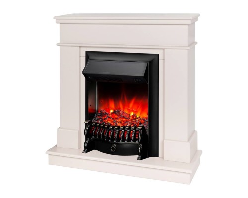 RealFlame Электрокамин Selena STD PN пудра с очагом Fobos Lux Black