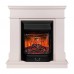 RealFlame Электрокамин Selena STD PN пудра с очагом Majestic Lux Black