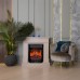 RealFlame Электрокамин Selena STD PN пудра с очагом Majestic Lux Black RC