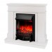 RealFlame Электрокамин Selena STD WT молочный с очагом Fobos Lux Black RC