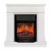 RealFlame Электрокамин Selena STD WT молочный с очагом Majestic Lux Black