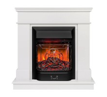 RealFlame Электрокамин Selena STD WT молочный с очагом Majestic Lux Black RC