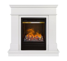 RealFlame Электрокамин Selena STD WT молочный с очагом Olympic