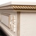 RealFlame Электрокамин Siena 42/BV WT белый дуб с золотой патиной с очагом Beverly 1000