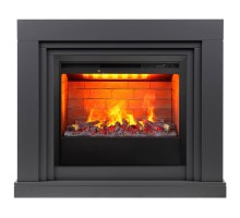 RealFlame Электрокамин Stanley 26 GR серый с очагом 3D Helios 26