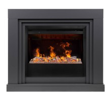 RealFlame Электрокамин Stanley 26 GR серый с очагом 3D Helios 26 SBG