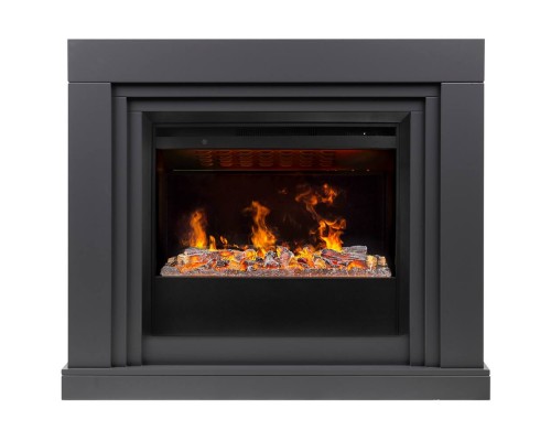 RealFlame Электрокамин Stanley 26 GR серый с очагом 3D Helios 26 SBG