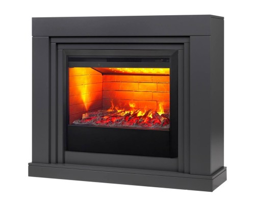 RealFlame Электрокамин Stanley 26 GR серый с очагом 3D Helios 26