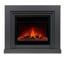 RealFlame Электрокамин Stanley 26 GR серый с очагом Moonblaze Black