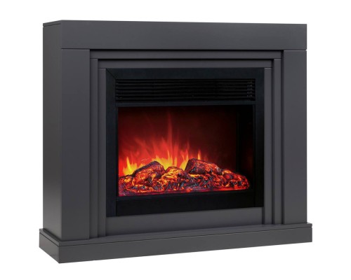 RealFlame Электрокамин Stanley 26 GR серый с очагом Moonblaze Black