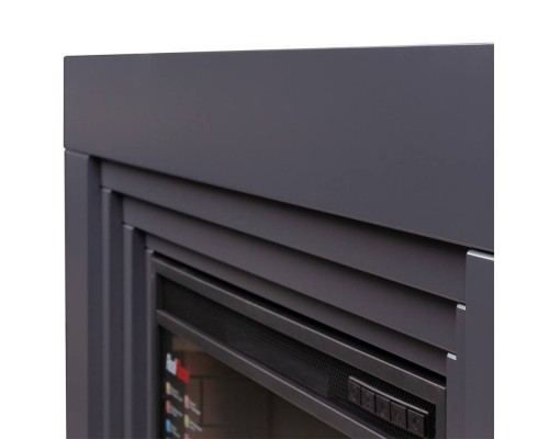 RealFlame Электрокамин Stanley 26 GR серый с очагом 3D Helios 26 SBG