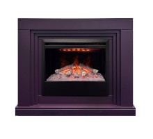 RealFlame Электрокамин Stanley 26 Plum сливовый с очагом 3D Helios 26 SBG